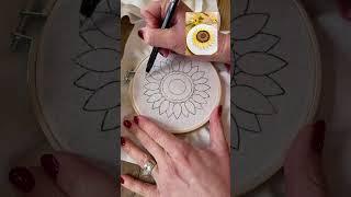 The making of embroidery kits! #learnembroidery