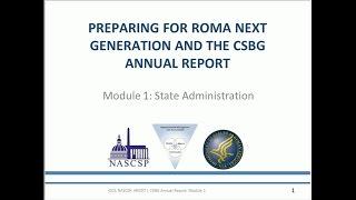 Module 1: State Administration