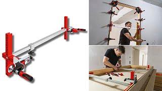 The door frame clamp TU – Easy to handle, and maintains the precise door frame dimensions  |  BESSEY