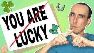 DON'T Say "You Are Lucky!"    Expand Your English Vocabulary