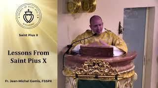 Lessons From Saint Pius X - Sermon by Fr Gomis (3 Sep 2024)