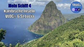 Mein Schiff 4 Karibische Inseln VLOG#6 St.Lucia Wanderung an den Pitons