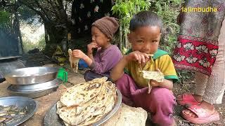 bread cooking in a cottage || lajimbudha ||