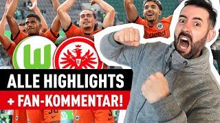 VfL Wolfsburg - Eintracht Frankfurt mit Fankommentar | Bundesliga Highlights