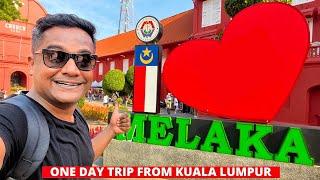 Day Trip To MELAKA From Kuala Lumpur | Things To Do in Melaka | Malaysia Travel Vlog Hindi | Malacca