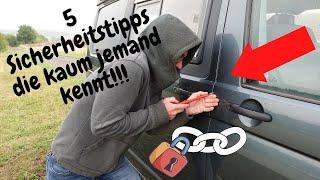 ️"5 INSIDER DIEBSTAHL/EINBRUCH/SICHERHEITSTIPPS" für dein Wohnmobil/Camper (kennen die wenigsten)