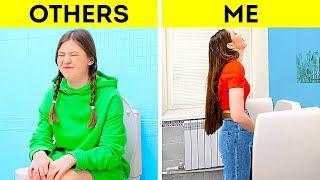 OTHER GIRLS vs SMART ME | Restroom Hacks To Save Your Life