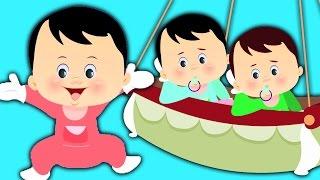 Fünf Kleine Babys | Kleinkinder Lieder Sammlung | Reime in Deutsch | Five Little Babies