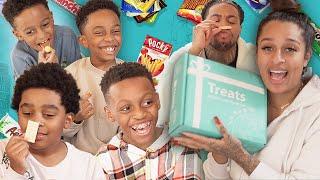 "KIDS try EXOCTIC SNACKS for the first time! | The Gotit Family