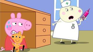 Peppa Doesn't Want To Be Injected | Peppa Pig Funny Animation