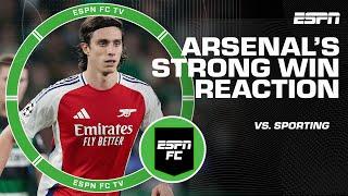 Stewart Robson EXCITED for Arsenal's foundation after DOMINANT 5-1 WIN vs. Sporting :boom: | ESPN FC