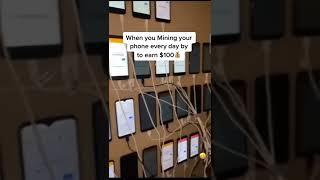 How I Use My Phone To Mine Crypto Profit  #crypto #cryptomining #bitcoin #investing #ethereum #eth