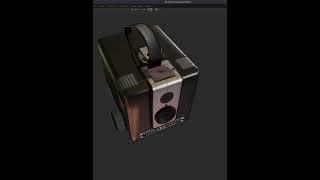 Kodak Brownie Low Poly Model