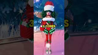 DRESS TO IMPRESS HURRY GET THIS 3 NEW CODES BEFORE CHRISTMAS UPDATE #roblox #dresstoimpress #dti