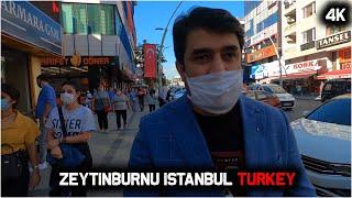 Zeytinburnu Istanbul | travel in Turkey  | Walking in Zeytinburnu | 2020 | 4K