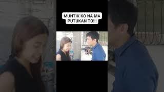 MUNTIK ko na maputukan tong babaeng to! #funny #stitch #memes #comedy #prank