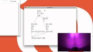 Controlling DMX lamps with Pure Data through Arduino (pt. 2)