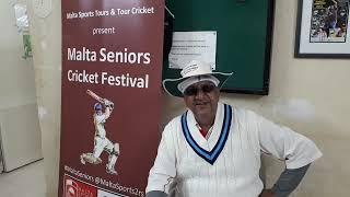 2022 Malta Seniors Cricket Festival | Berkshire v Essex | Sanjeev Sood (Essex)