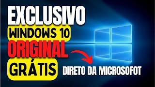 Como Baixar o Windows 10 Atualizado 100% GRÁTIS + ATIVAÇÃO ORIGINAL PARA SEMPRE#tutorial