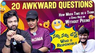 20 Awkward Questions to Syed Sohel & Megha Lekha | Sohel Latest interview | iDream Media