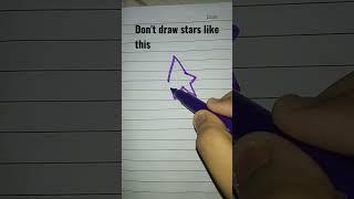 learn how to draw the advanced stars in a perfect way for more subscribe #shorts