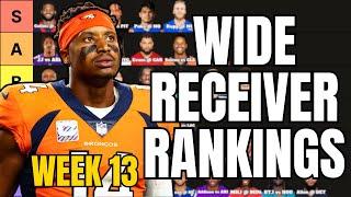 Top 40 Wide Receiver Rankings For Week 13 Fantasy Football