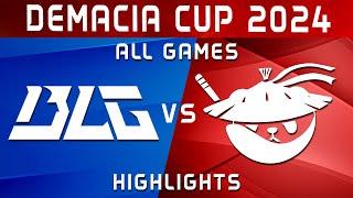 BLG vs AL ALL GAMES Highlights | Demacia Cup 2024 | Bilibili Gaming vs Anyone's Legend by Onivia