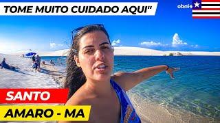 ️MUITO CUIDADO nessa cidade DO MARANHÃO | SANTO AMARO - MA Lençóis Maranhanses  | Por Onde Indo