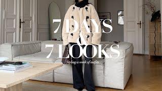 7 Days & 7 Looks | Outfits for Winter | Lookbook | AD