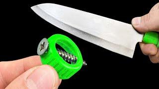 Knife Like Razor Sharp! Sharpen Your Knife in 1 Minute With This Great Tool