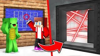 JJ And Mikey MADE a PLAN And ROBBED The SUPER Secutrity BANK in Minecraft Maizen