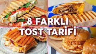  EN AZ ÜÇÜNÜ YAPACAKSINIZ! Gurme ve Leziz 8 Farklı Tost Tarifi - Pratik Yemek Tarifleri