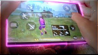HANDCAM Samsung tab A7 lite free fire Gameplay and highlights