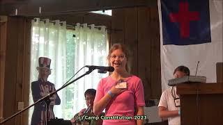 The Camp Constitution Band Performs The Star Spangled Banner, at Camp Constitution 2024