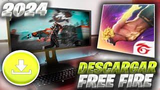 Como DESCARGAR y CONFIGURAR FREE FIRE en PC 2024Bien Explicado PASO A PASO