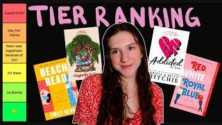 Tier Ranking Every Romance Book I've Read