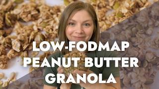 The most amazing Low FODMAP Peanut Butter Granola that everyone in our house loves