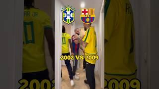 BRASIL 2002 VS BARÇA 2009 (Comparando Plantillas) #barçafans #seleçãobrasileira #footballfunny