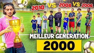 LES 2000 S'AFFRONTENT! Quelle Génération Est La Meilleur Au Foot? 