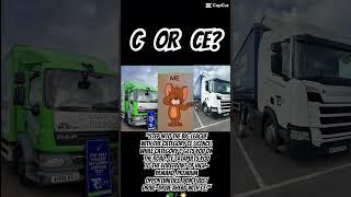 Which category is best for truck driving? Sure now C+E #hgvtraining  #lgvlicence #becomelorrydriver