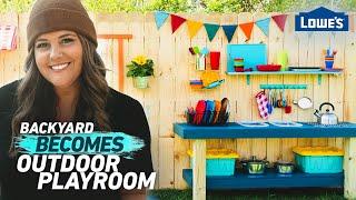 Transform Backyard Into Outdoor Playroom | Home Becomes (Ep 5)