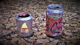 DIY - Easy Homemade Wax Warmer From Soda Cans