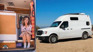 Her Nissan NV High Roof Camper Van w/ Convertible Bed