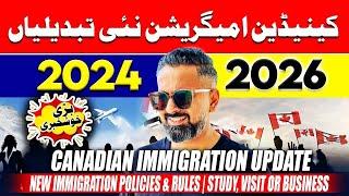 2024/25 Canadian Immigration Update | New Immigration Policies & Rules | Study, Visit or Business