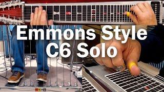 Emmons Style C6 Solo | Pedal Steel Guitar Lesson