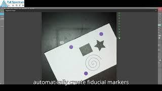 Easy Alignment of Drawings With Full Spectrum Laser AI Camera