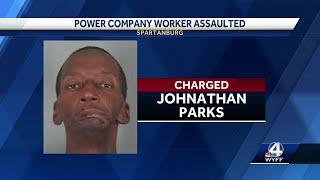 Man charged after assaulting power worker, pulling weapon on Spartanburg, SC, officer, police say