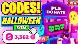 ️New️ ALL WORKING HALLOWEEN UPDATE CODES For Pls Donate - Roblox Pls Donate Codes 2024