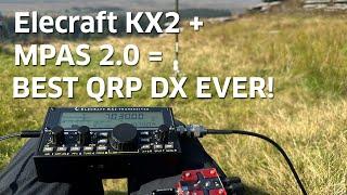 INSANE CW QRP DX POTA Activation | Elecraft KX2 & MPAS 2.0