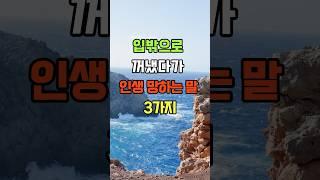 입밖으로 꺼냈다가 인생을 망치는 말 3가지! #지혜 #말의품격 #명언 #현명한선택